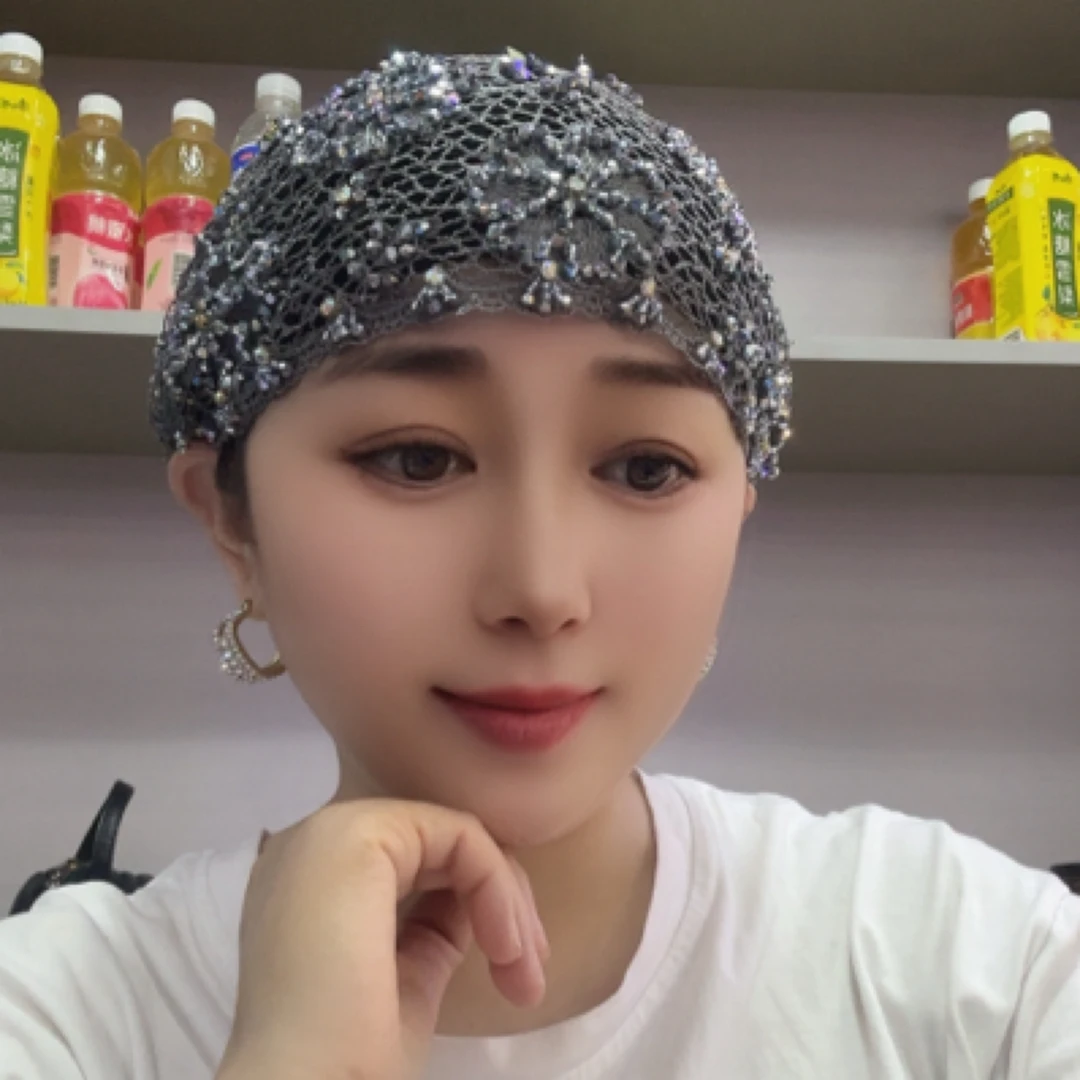 品牌鱼尾丝带帽子送打底帽