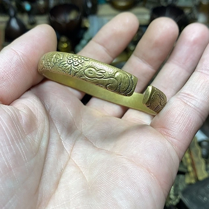 精品铜牌子摆件收藏佳品