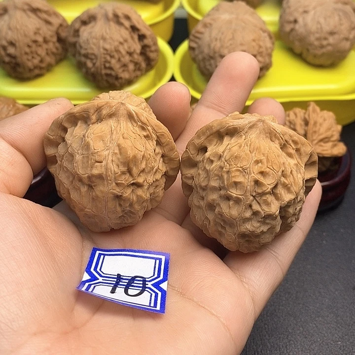 文玩核桃把件43南瓜墩