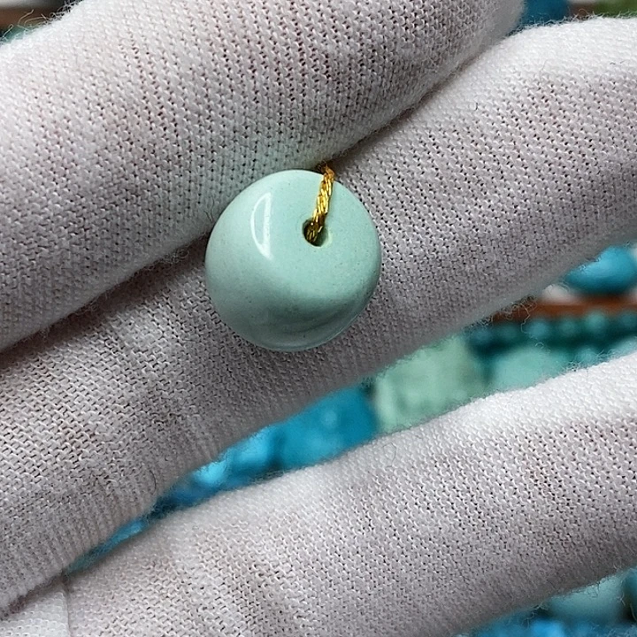 绿松石未镶嵌天然原矿 地大质检