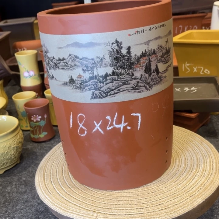 紫砂花盆紫砂花盆