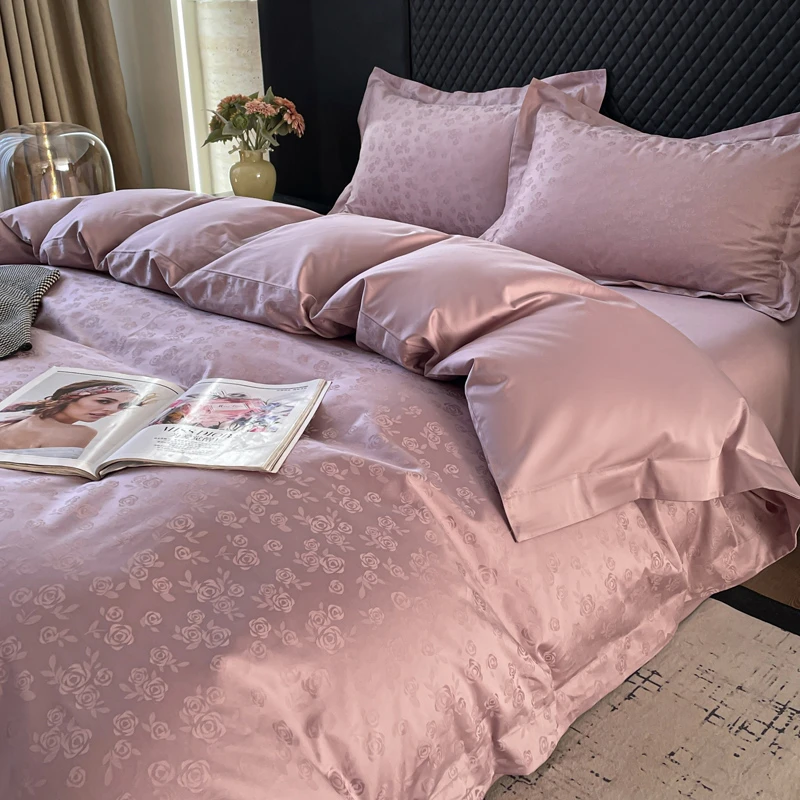 高端贡缎提花四件套 宽边款 高奢体验款