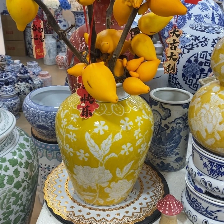 【闪购商品】摆件陶瓷花瓶摆件。。。