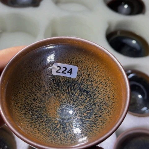 茶盏原矿原釉柴烧建盏