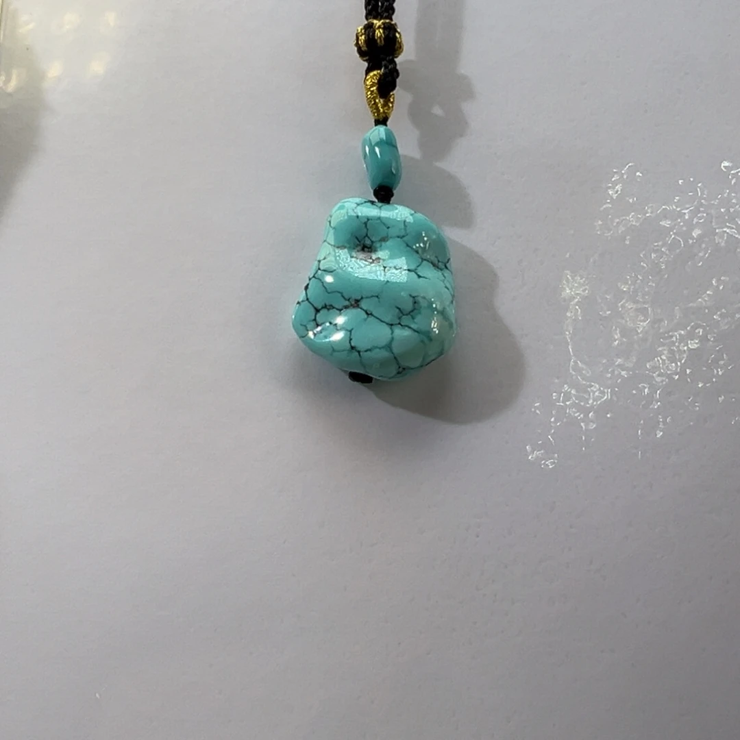 绿松石未镶嵌挂件