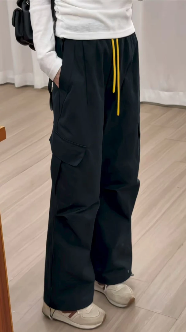 【阿凯自制】8382 韩系百搭休闲裤显高显瘦工装裤（裤长100）