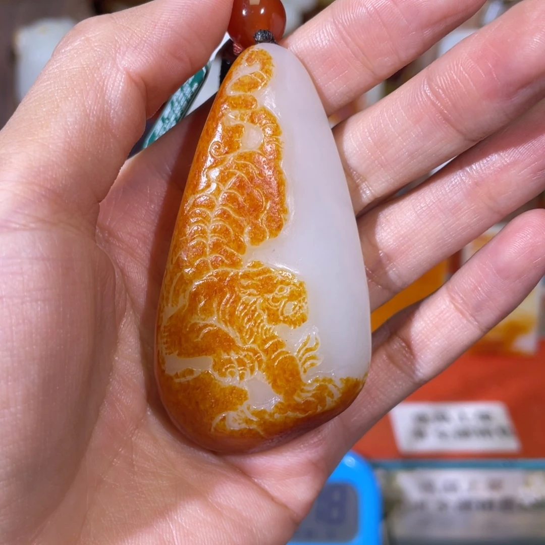 八***司和田玉未镶嵌挂件