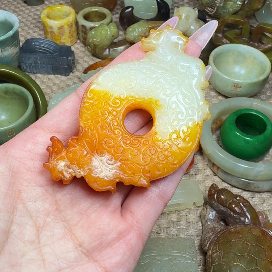 白玉菩提吊坠挂件