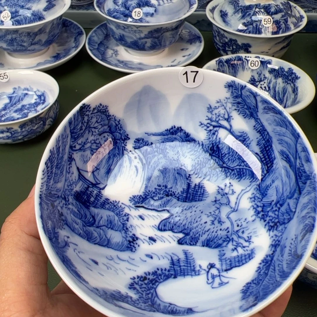 木木景德镇纯手工纯手绘茶具17