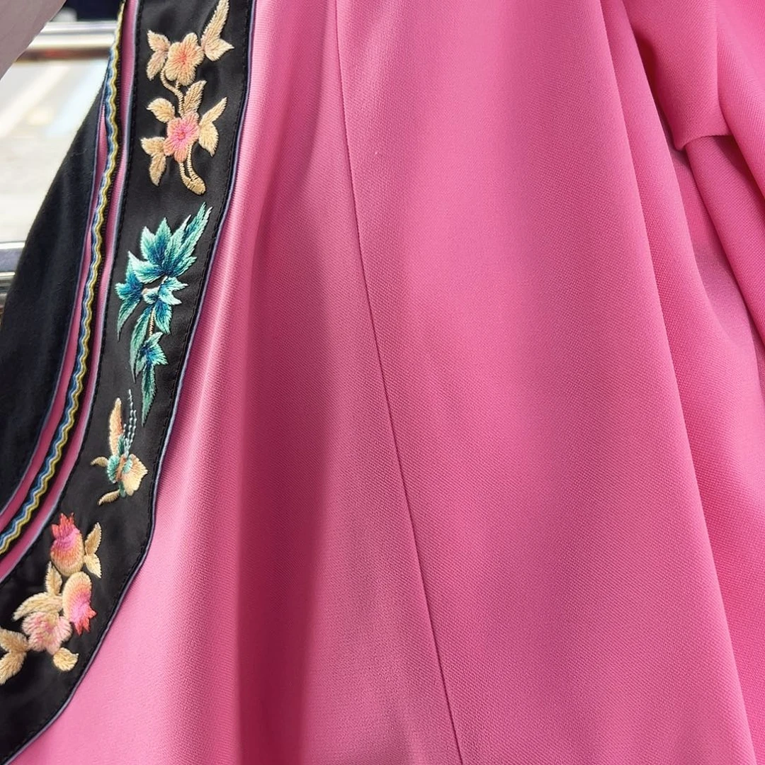 湘西苗族刺绣大花处理不退