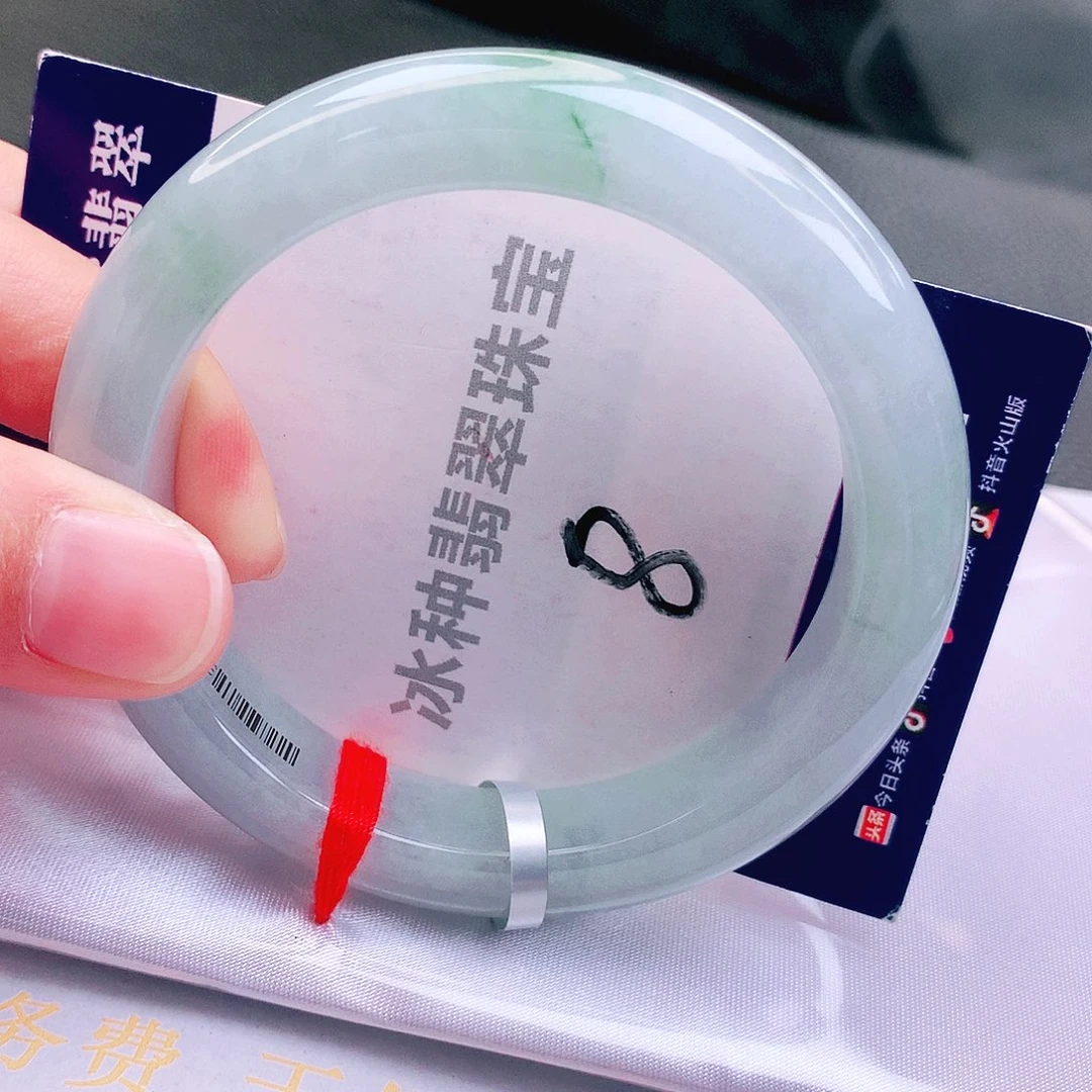 翡翠未镶嵌手镯缅甸天然a货翡翠手镯