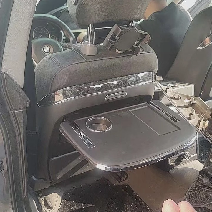 宝马X1 1系3系X3 iX3车载多功能折叠小桌板调节角度后排改装配件