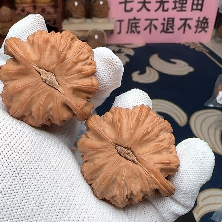 文玩核桃吊坠全品白狮子44➕克重46.4