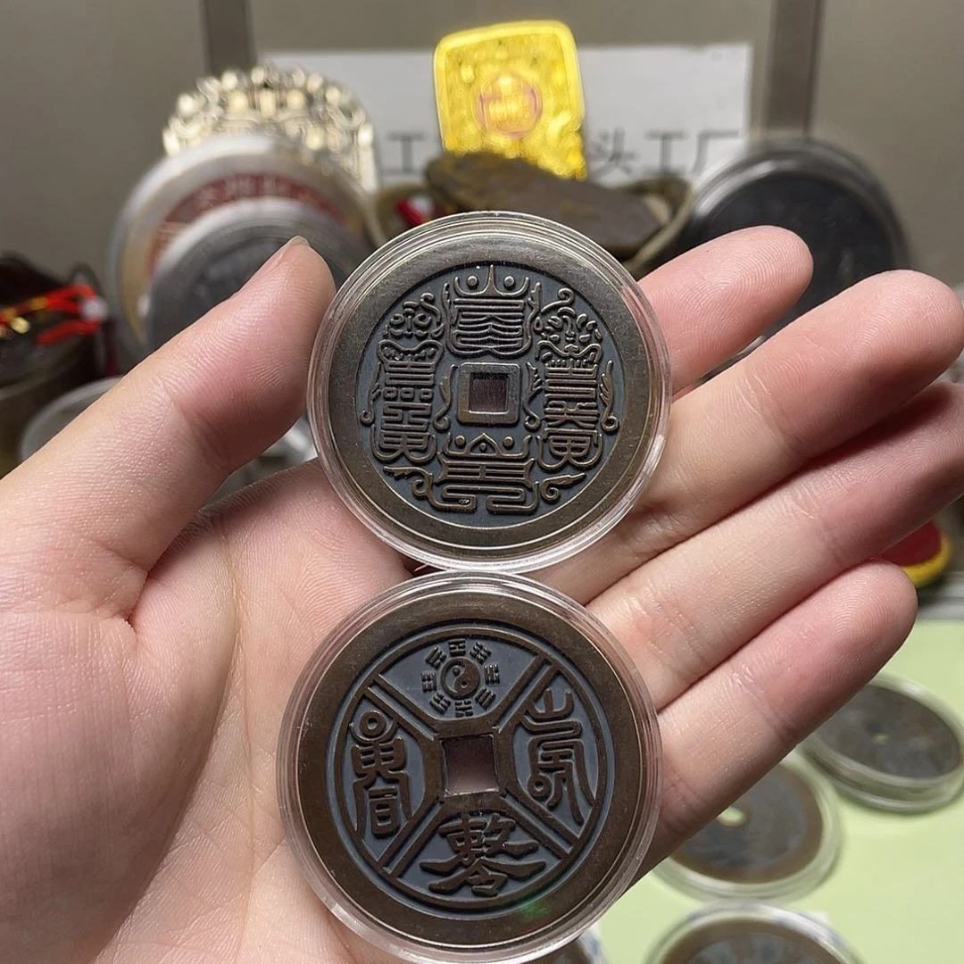 衔***鹤铜风磨铜材质，一物一拍