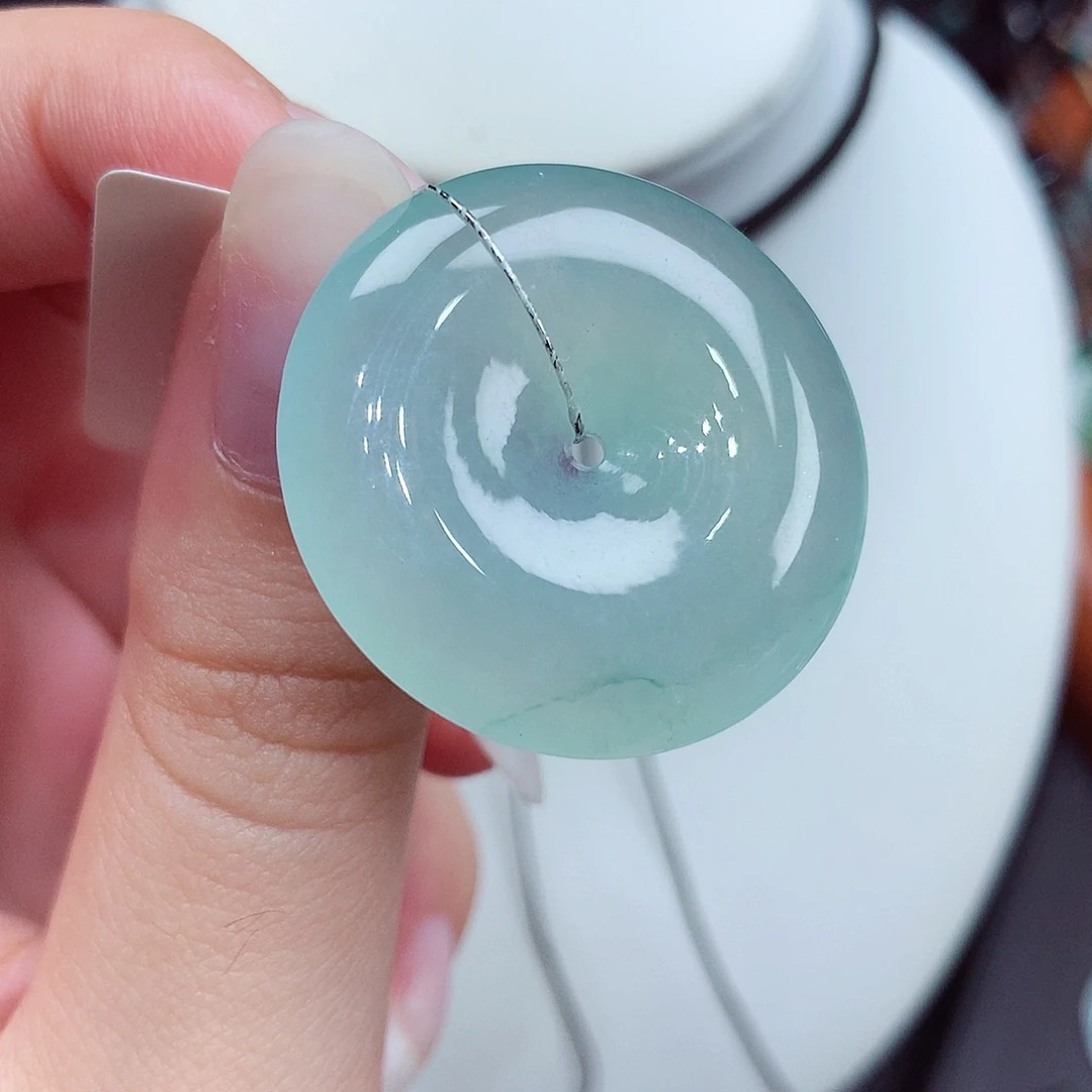 翡翠未镶嵌颈饰翡翠64，30/5.3