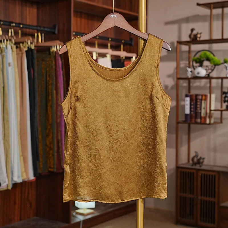 《婉玉·背心》夏季新款复古文艺高定新中式国风女款女背心