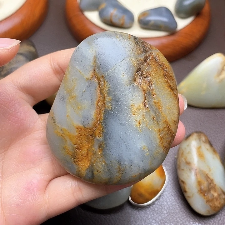 和田玉未镶嵌颈饰7