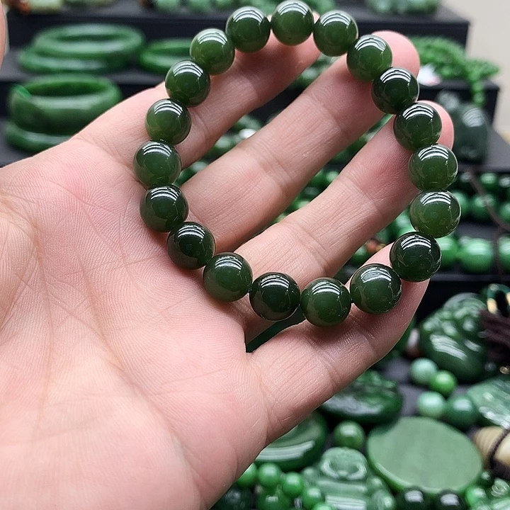 手链未镶嵌和田玉（碧玉）°****°