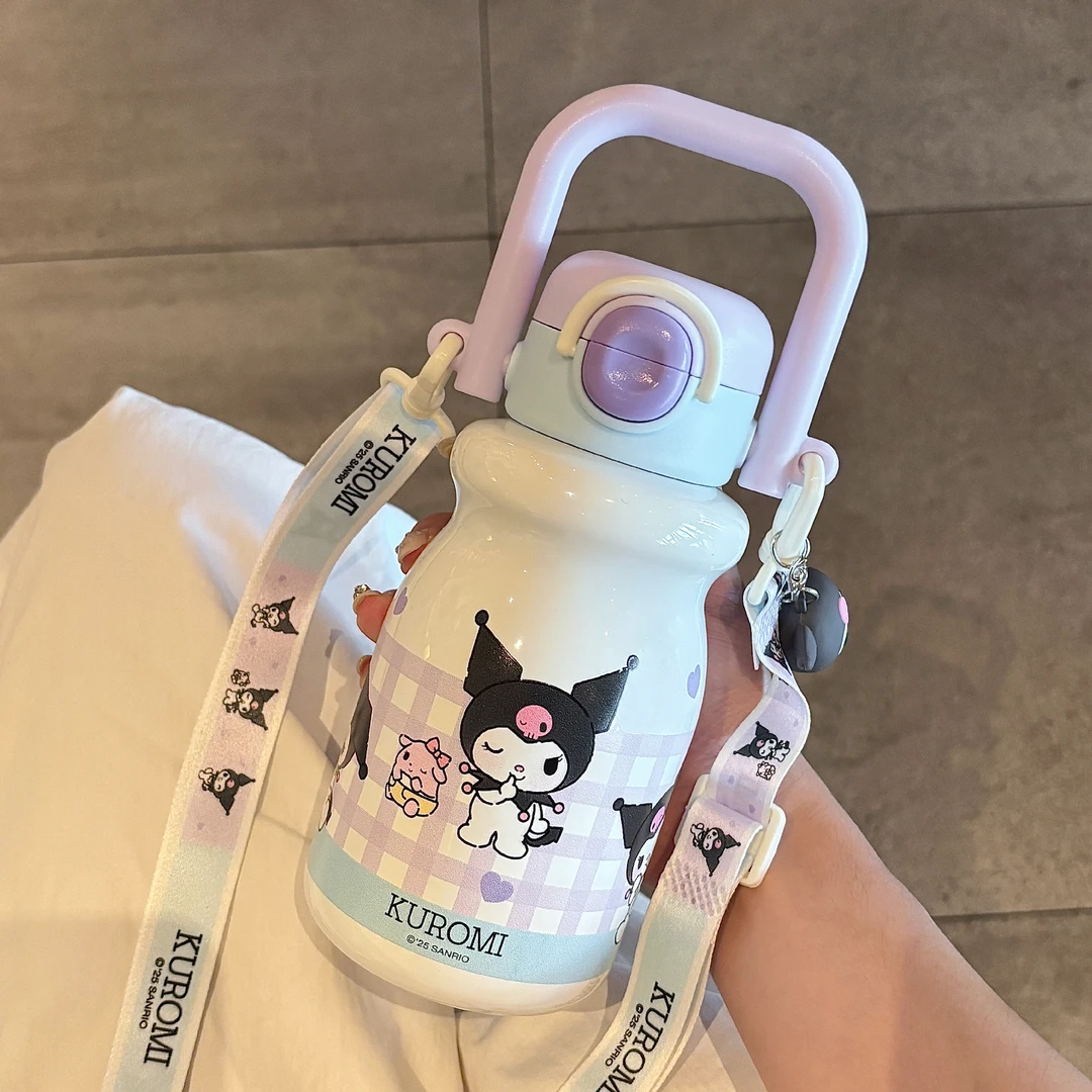 儿童吸管杯保温杯hellokitty联名水杯子网红爆款2025最新款大容量