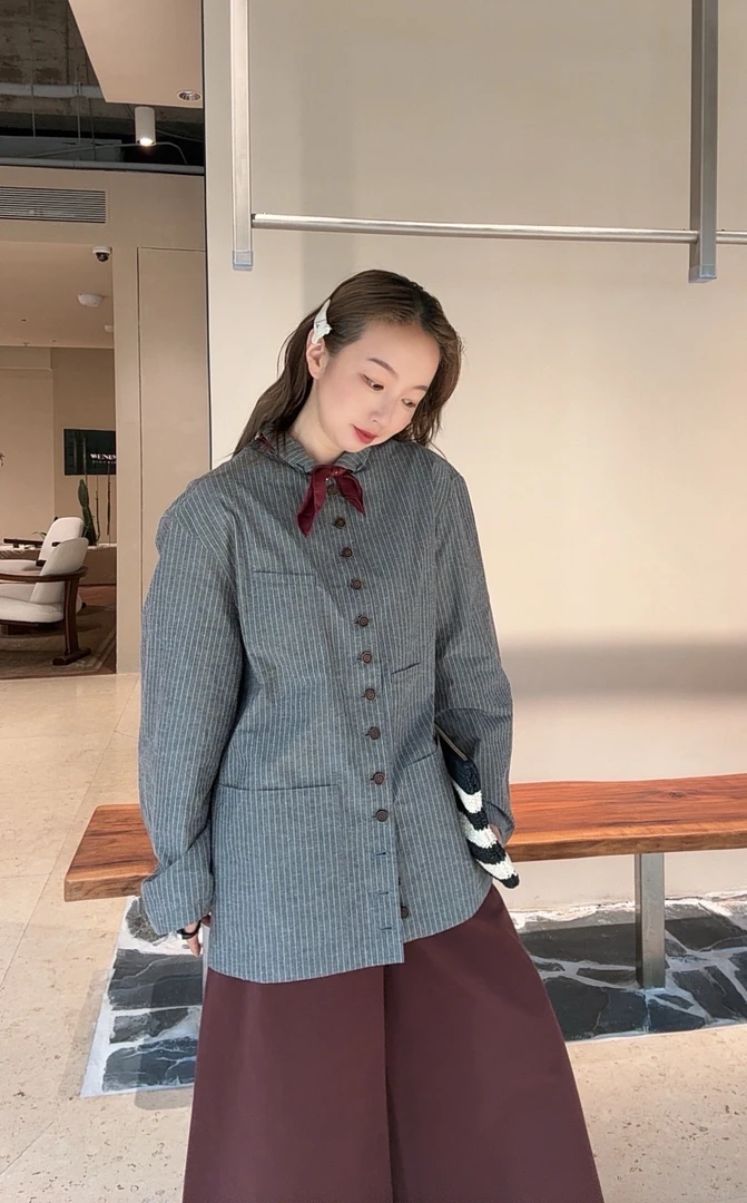 fafamoon基础直摆工作衬衣 WENDYZ