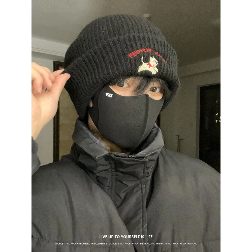 【TQUX官方正品】2025新款帽子男士秋冬潮毛线帽男款保暖百搭冷帽