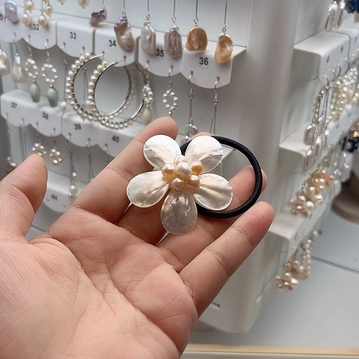未镶嵌发饰淡水珍珠