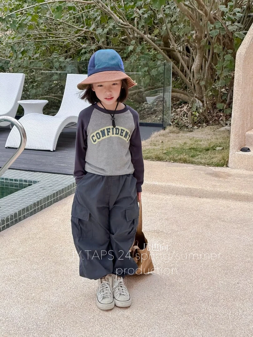 【029】天天妈韩版休闲宽松百搭拼接T恤