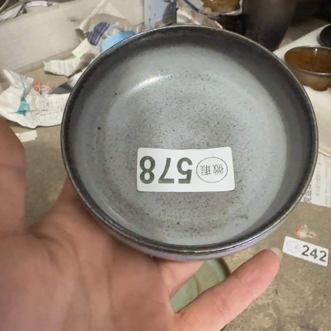 茶盏阿*哥福建盏茶器瑕疵