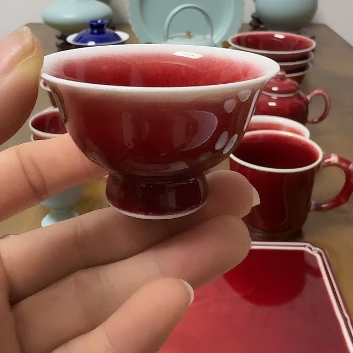 摆件景德镇高温陶瓷杯子微瑕