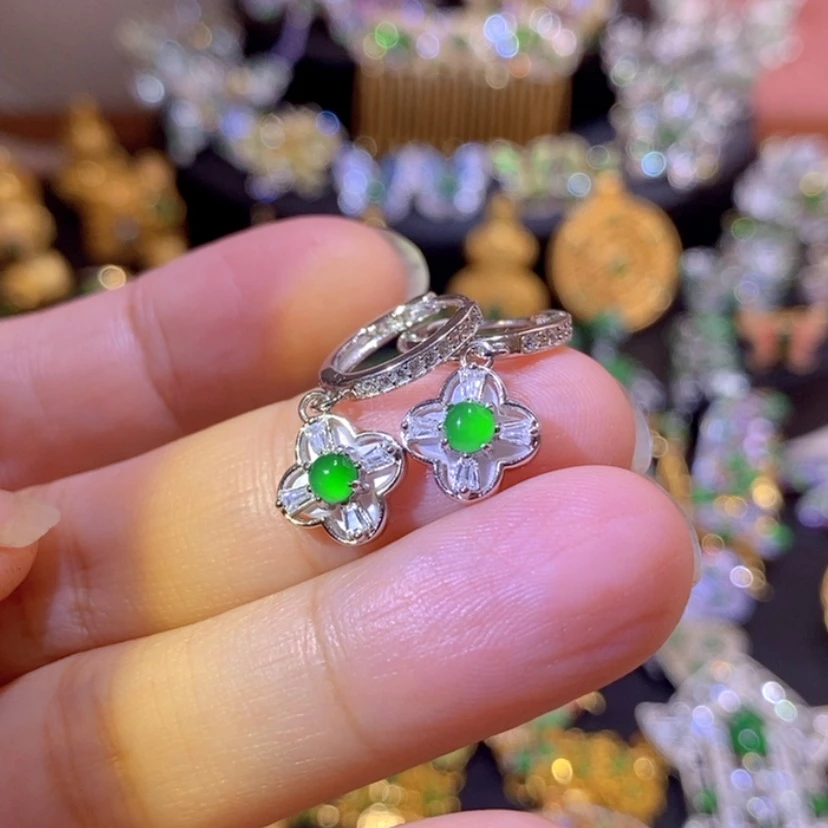【闪购商品】银S925镶嵌挂件翡翠
