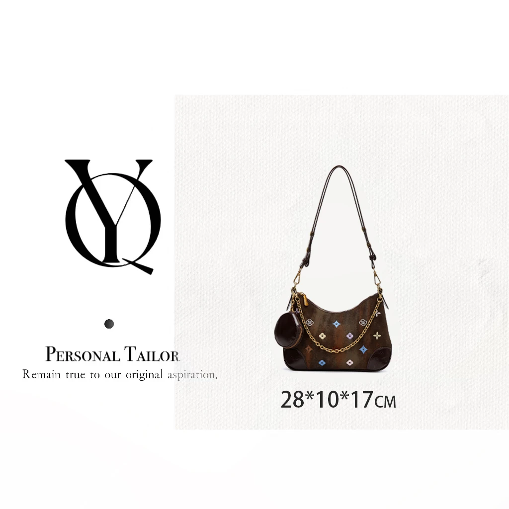 【羽乔专属】新款秋冬通勤时尚腋下包8002308-1（尺寸28*10*17）