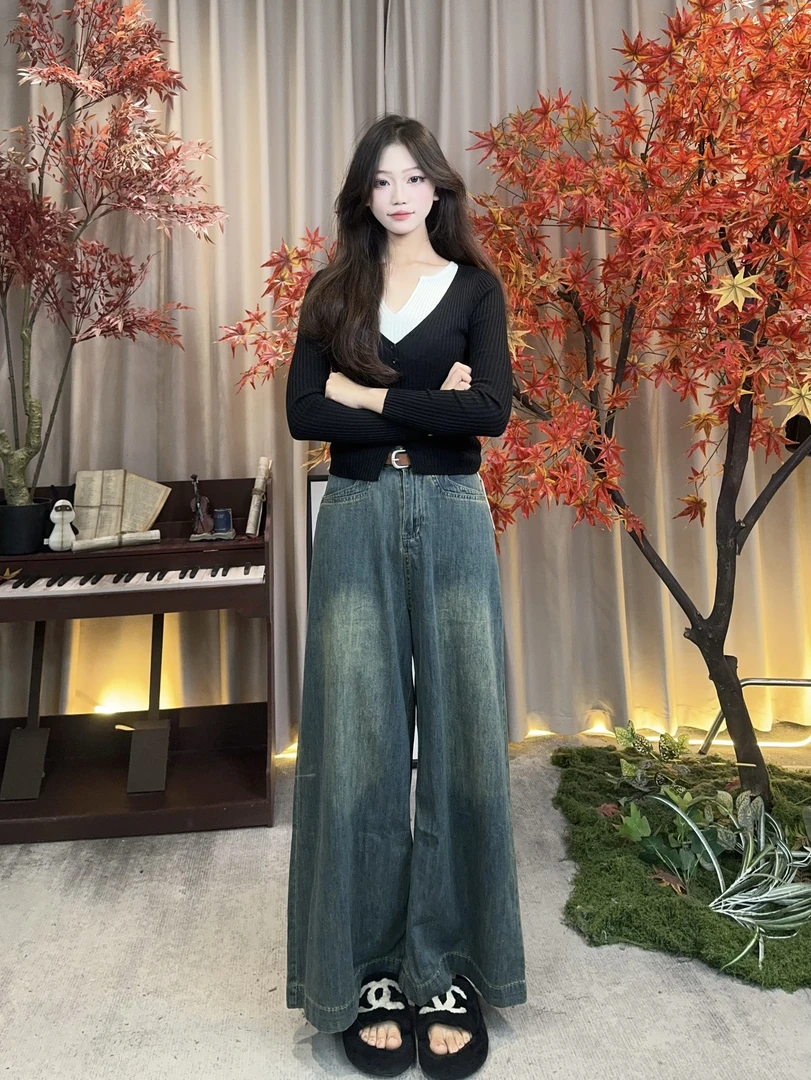 百搭显瘦春秋气质复古上衣ASS421233++CXC422157+AB4306