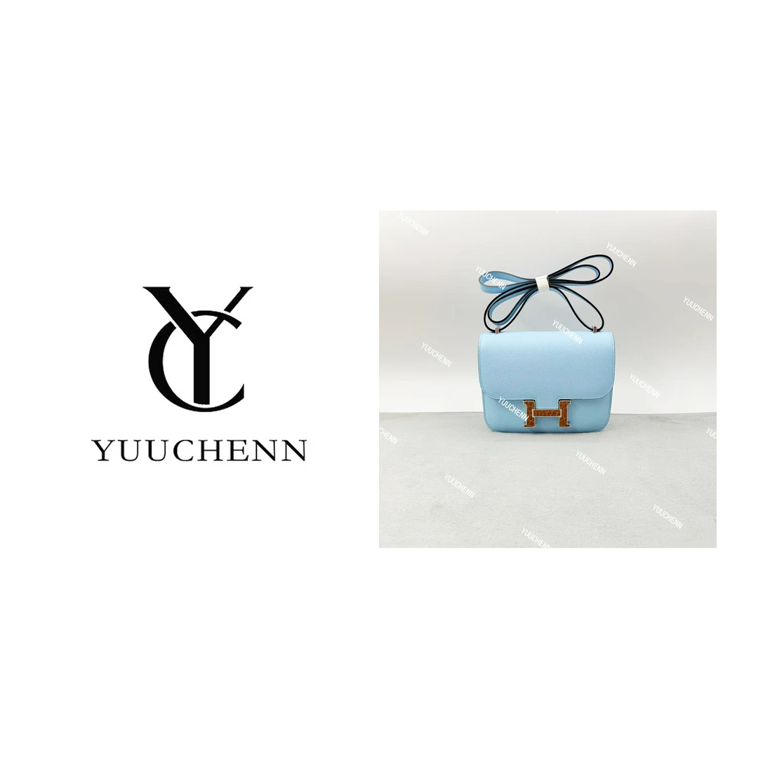 YUUCHENN【手工定制】19cm原创设计高定真皮包 HH6914