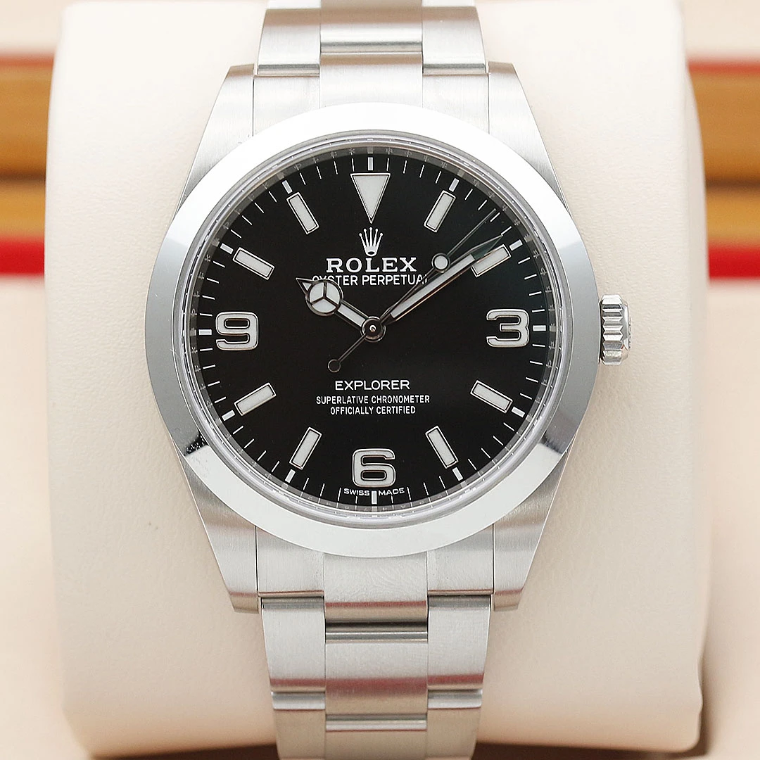 99新 Rolex/劳力士 探险家系列214270精钢39mm自动机械工价50800