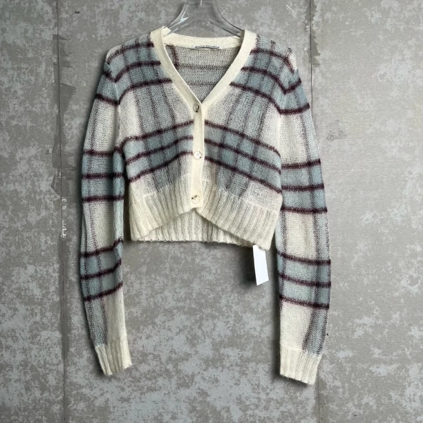 未使用 Acne studio 全新未使用/S*1/羊毛海马毛开衫/12930/JP