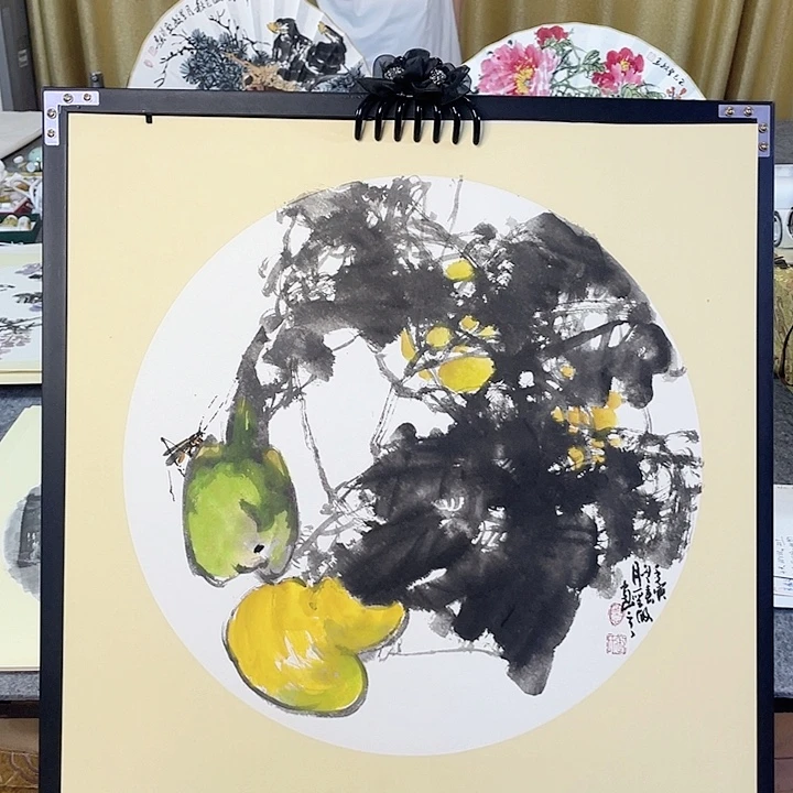 国画张圣敏先生纯手绘作品