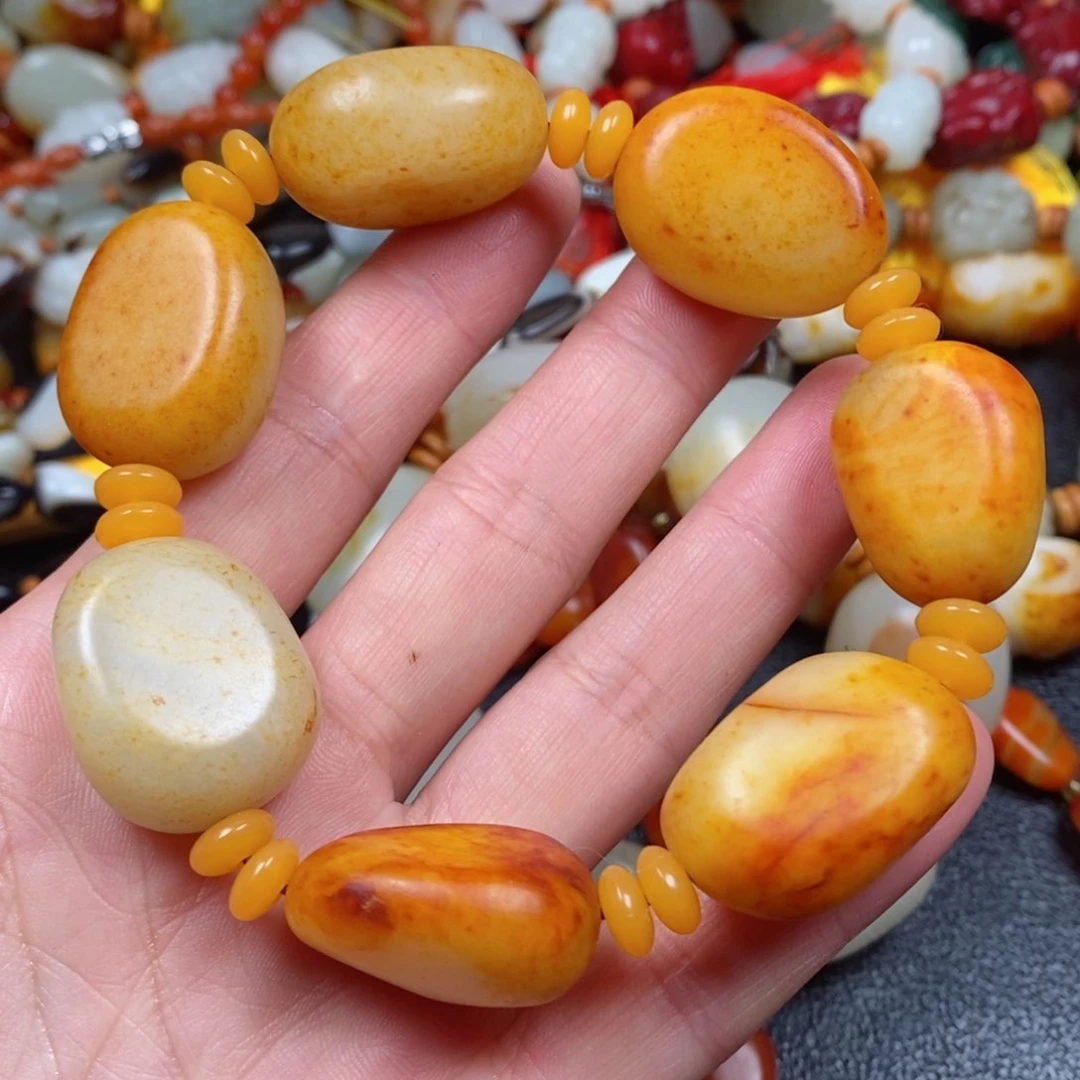 和田玉手链未镶嵌