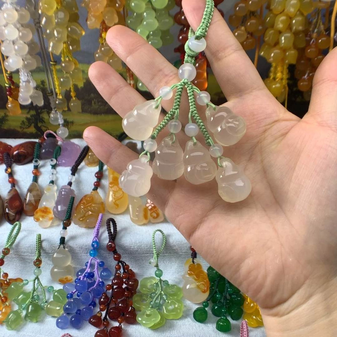 玛瑙/玉髓吊坠(不含链)未镶嵌