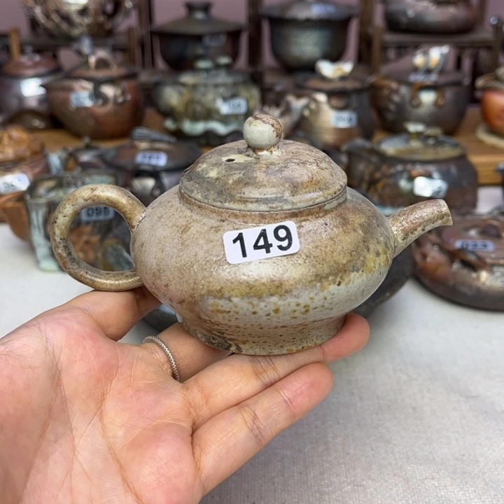 壶裸柴烧陶瓷茶具