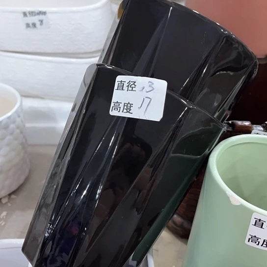 多肉绿植陶瓷花盆9.99包邮，有孔