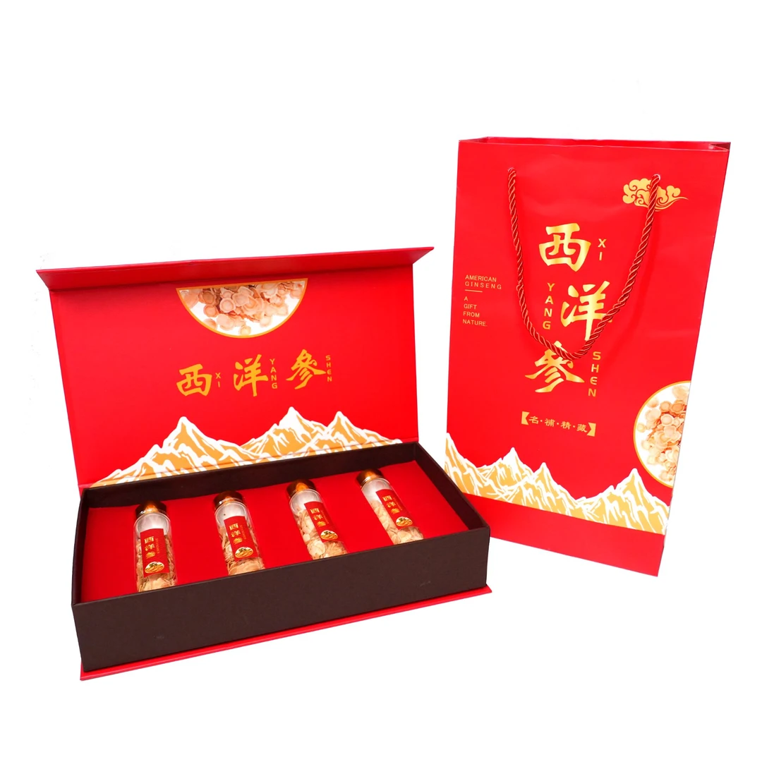 西洋参礼盒装4管一盒