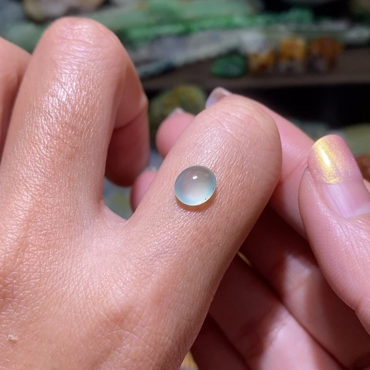 子***楚定制翡翠未镶嵌毛货