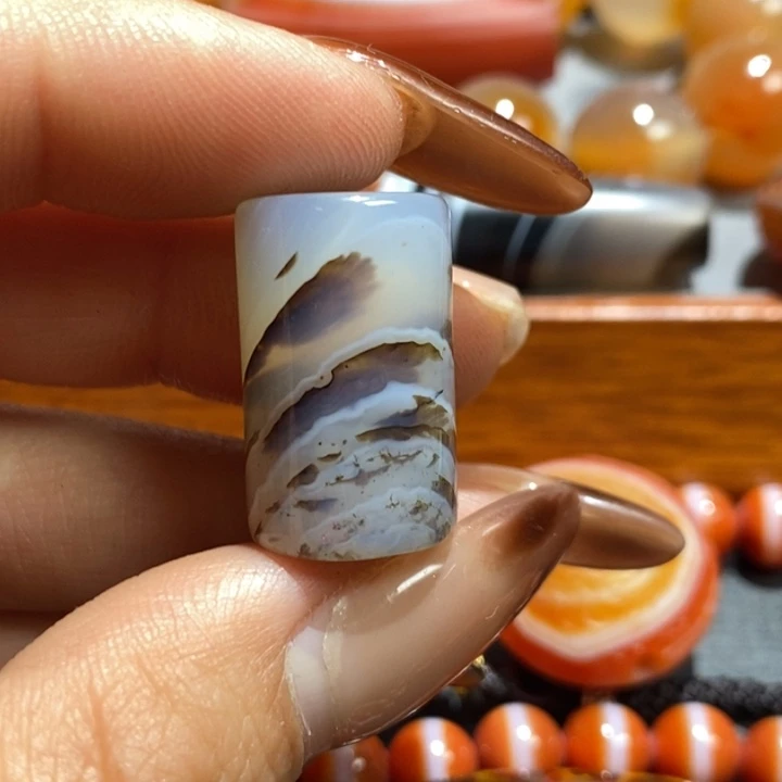 火***箭玛瑙/玉髓未镶嵌颈饰