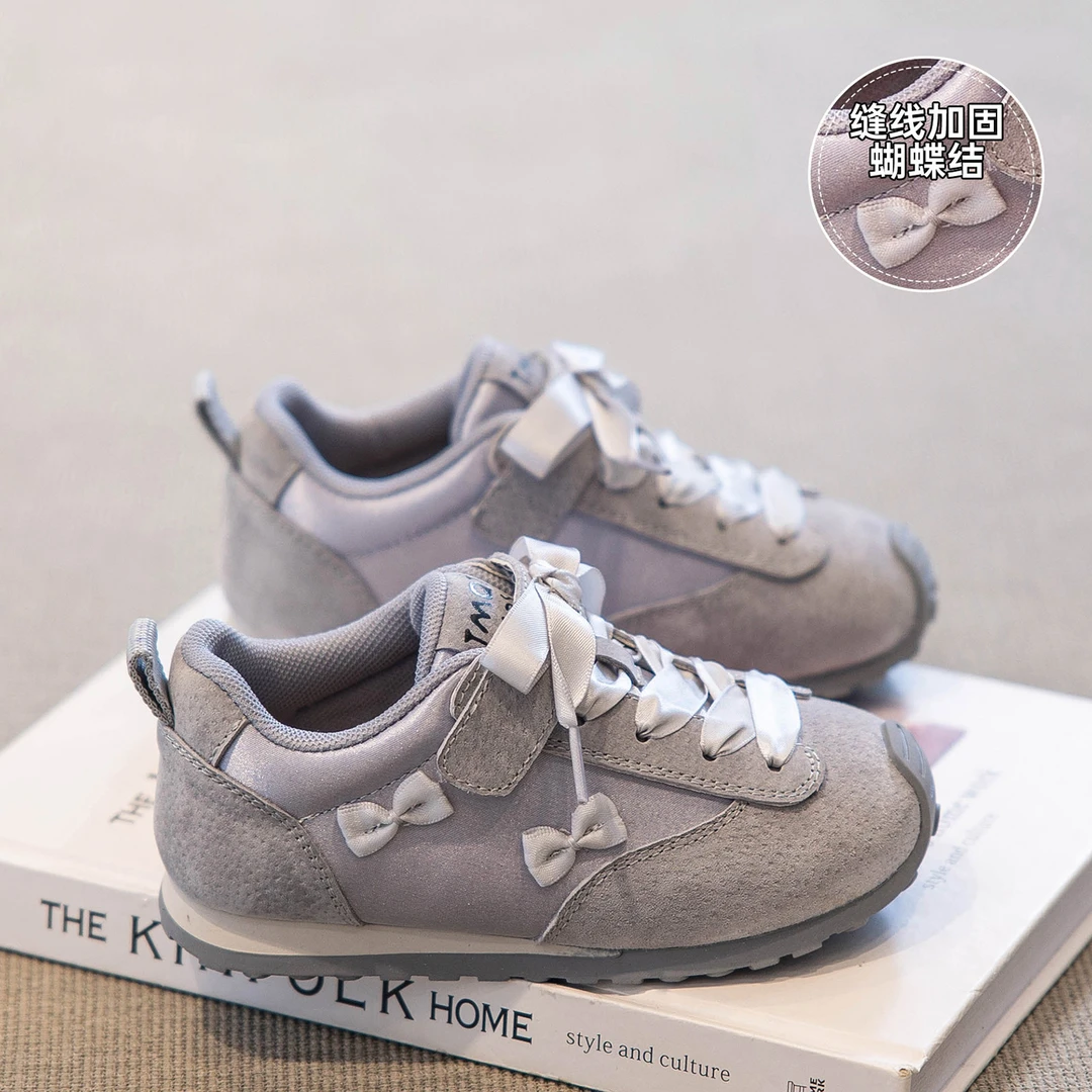 女童鞋子2025春秋新款儿童德训鞋小女孩运动鞋轻便板鞋休闲鞋春款