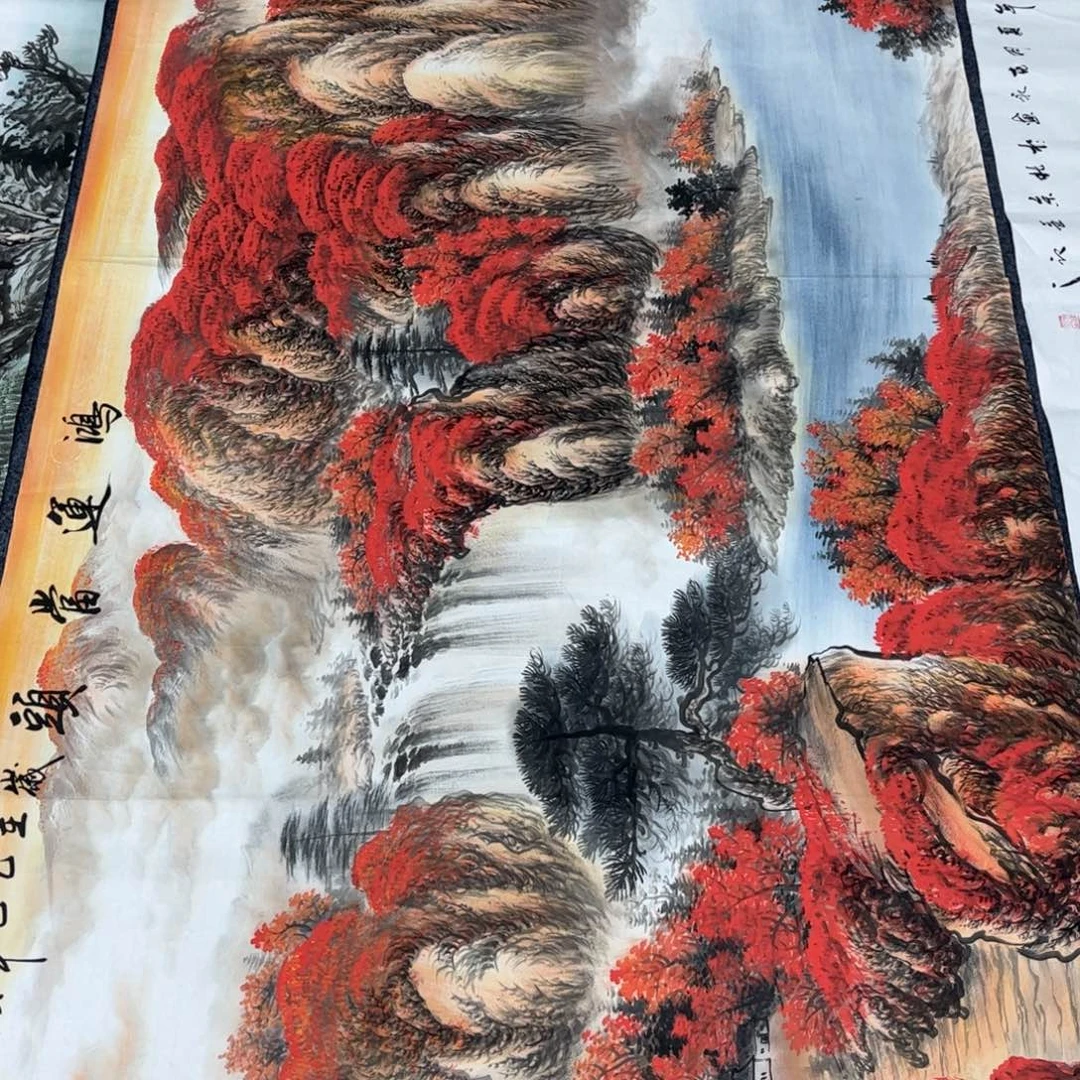 国画国画作品老师手绘