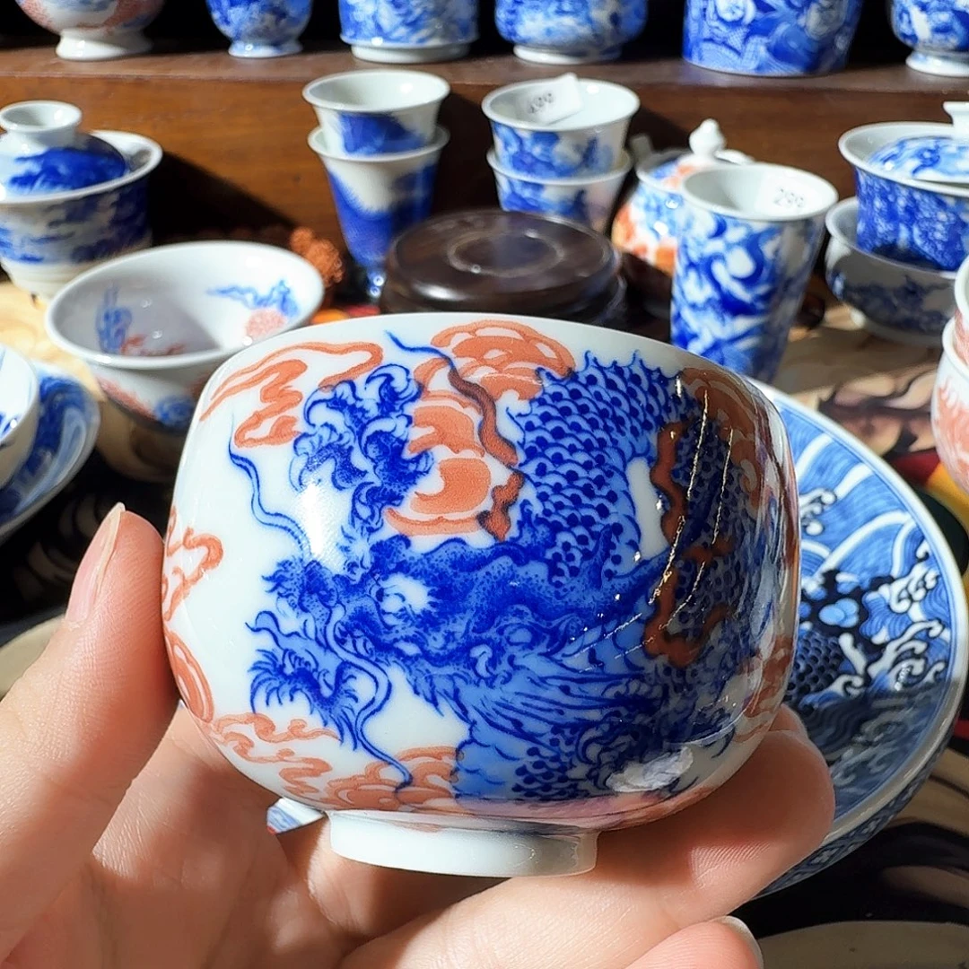 正***行泥塑杯子手工手绘