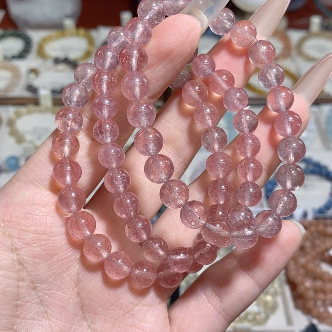 未镶嵌水晶手链草莓晶