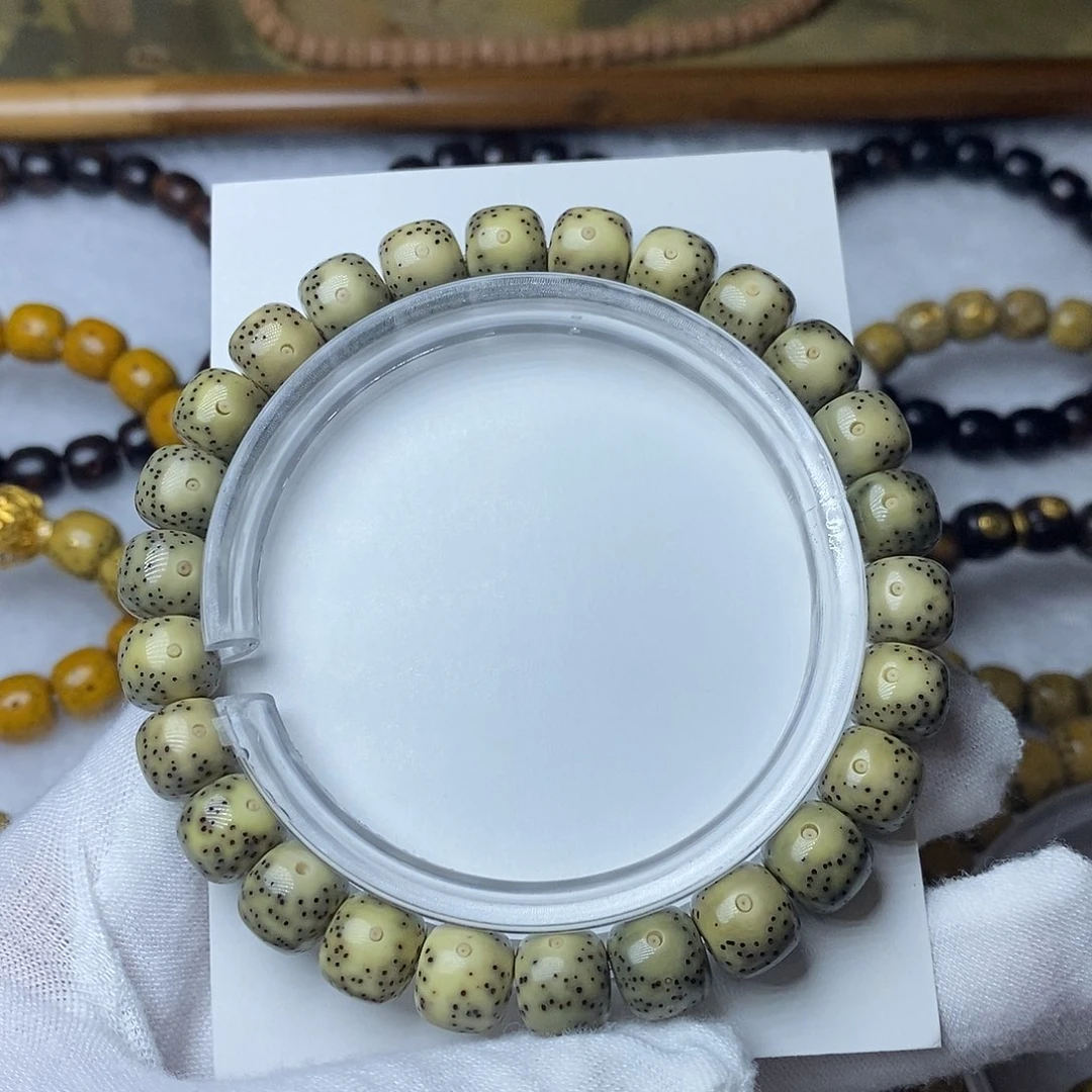 手串星月菩提98黄金瞳大眼