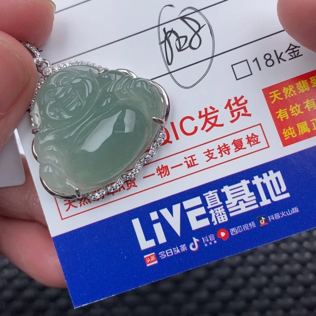 惜***️翡翠银S925镶嵌颈饰