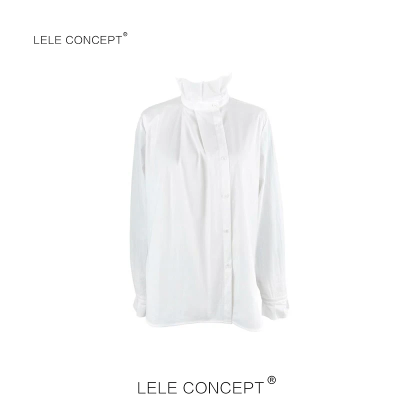 LELE CONCEPT | 时尚减龄百搭菲边领衬衫S0331